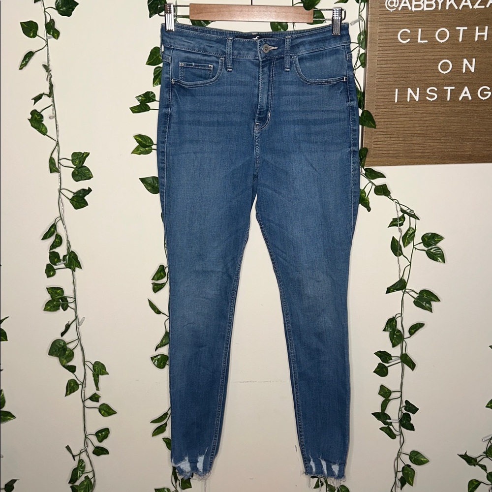 Hollister Curvy High Rise Super Skinny Classic Stretch Jeans SHORT